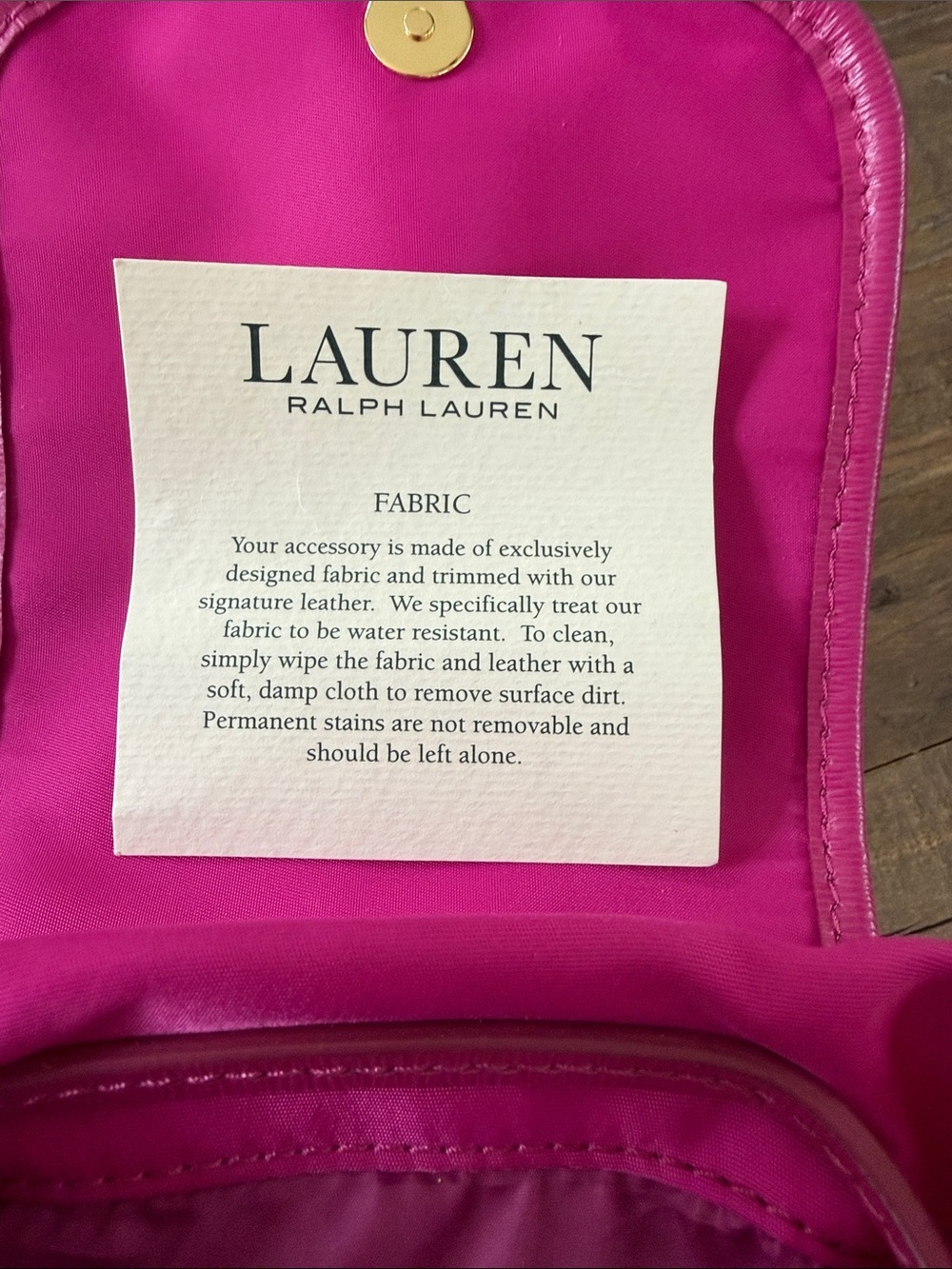 Ralph Lauren Pink Nylon Backpack - Picture 9 of 9